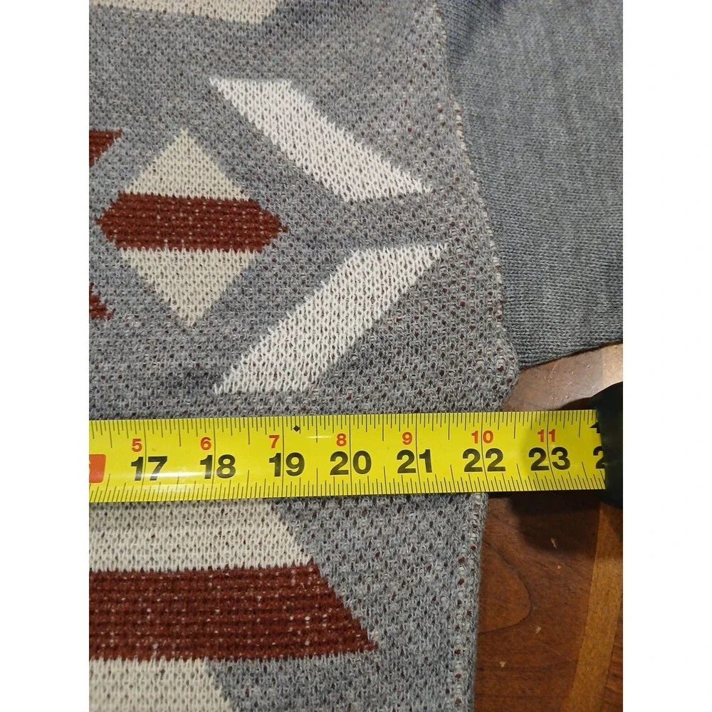 NEW Savanna Jane High Neck Aztec Chic Long Sleeve Cozy Sweater US Women's Large